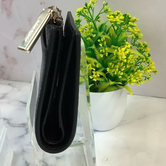 NWT Kate Spade Small Zipper Black and Gray Wallet - Picture 4 of 8